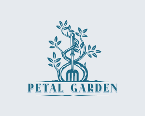 Botanical Rake Yard logo design