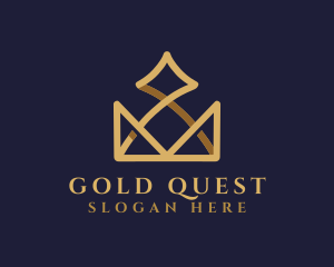 Gold Crown Luxury logo design