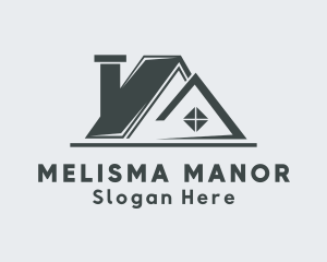 House Roofing Property logo design