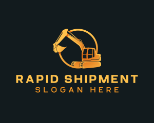 Industrial Digging Excavator logo design