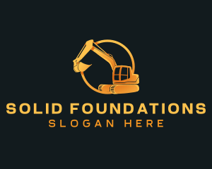 Industrial Digging Excavator logo