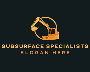 Industrial Digging Excavator logo