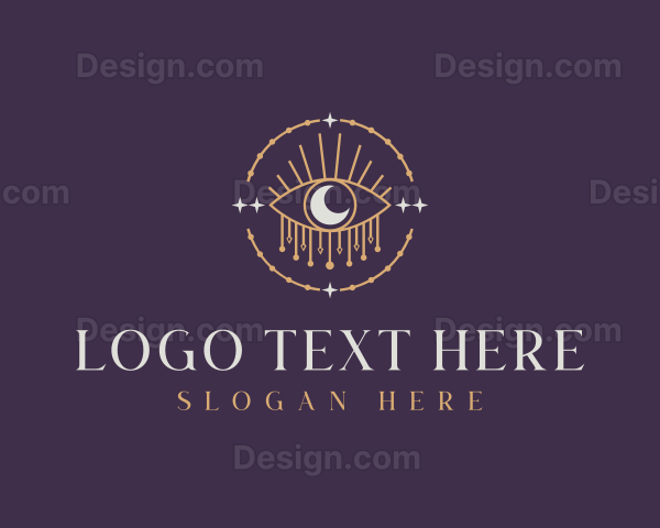 Mystical Cosmic Eye Logo