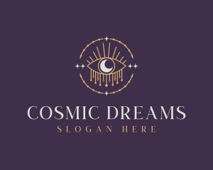 Mystical Cosmic Eye logo design