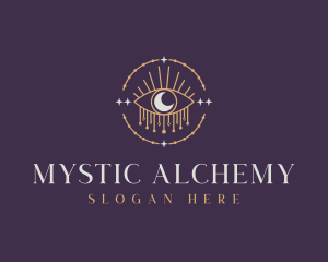 Mystical Cosmic Eye logo design