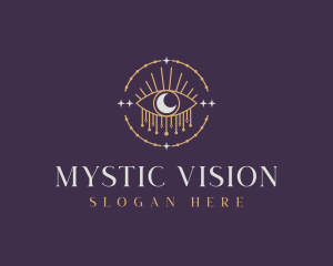 Mystical Cosmic Eye logo design