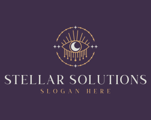 Mystical Cosmic Eye logo design