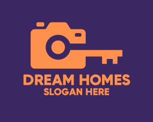 Orange Camera Lock Logo