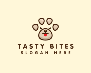 Cute Puppy Paw logo