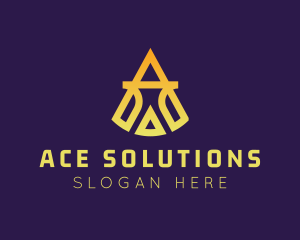 Industrial Letter A Company logo design