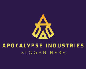 Industrial Letter A Company logo design