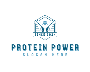 Power Washing Disinfection logo design