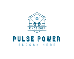 Power Washing Disinfection logo design