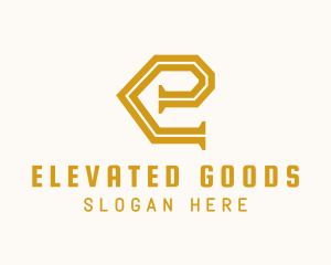 Generic Pipe Letter E Business logo design