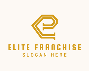 Generic Pipe Letter E Business logo design