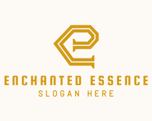 Generic Pipe Letter E Business logo design