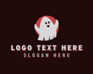 Spooky Spirit Ghost Logo