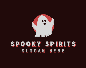 Spooky Spirit Ghost logo design