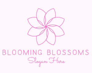 Flower Blossom Scent logo design