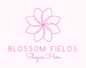 Flower Blossom Scent logo design