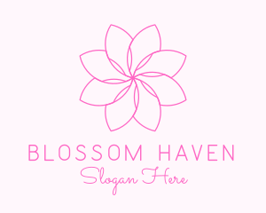 Flower Blossom Scent logo design