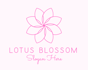 Flower Blossom Scent logo design