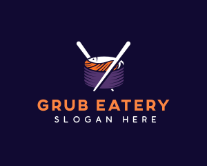 Sushi Japanese Cuisine logo design