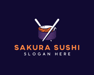 Sushi Japanese Cuisine logo design