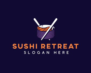 Sushi Japanese Cuisine logo design