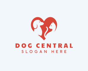 Animal Dog Cat Veterinary logo design