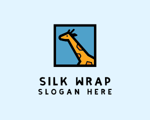 Wildlife Giraffe Frame  logo design