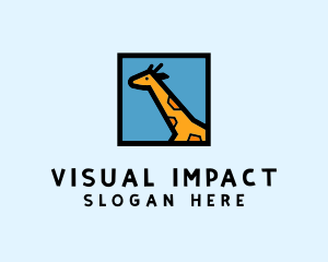 Wildlife Giraffe Frame  logo