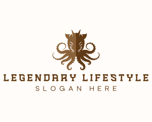 Kraken Tentacles Octopus logo