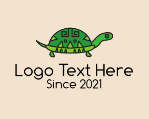 Ethnic Tortoise Animal  logo