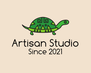 Ethnic Tortoise Animal  logo design