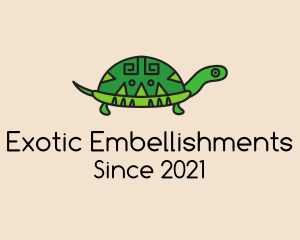 Ethnic Tortoise Animal  logo