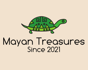 Ethnic Tortoise Animal  logo design