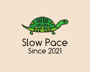 Ethnic Tortoise Animal  logo