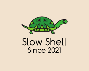 Ethnic Tortoise Animal  logo design