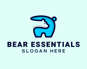 Polar Bear Zoo logo design