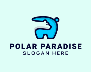 Polar Bear Zoo logo design