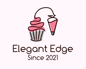 Cupcake Muffin Icing  logo design