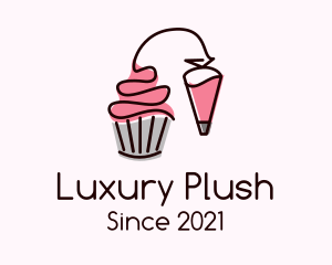 Cupcake Muffin Icing  logo design