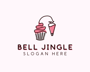 Cupcake Muffin Icing  logo design