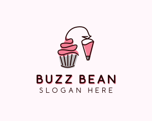 Cupcake Muffin Icing  logo design