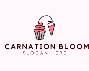 Cupcake Muffin Icing  logo design