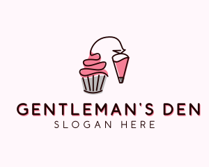 Cupcake Muffin Icing  logo design