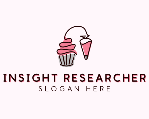 Cupcake Muffin Icing  logo design