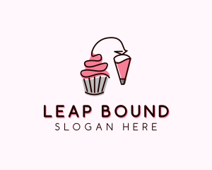 Cupcake Muffin Icing  logo design