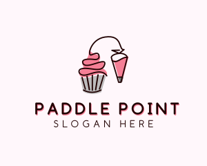 Cupcake Muffin Icing  logo design